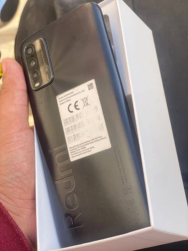 Redmi 9t 10 by 10 condition with box black color 5