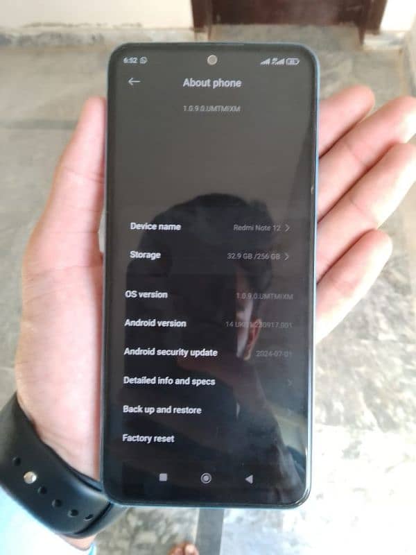 Redmi note 12 just like new 1