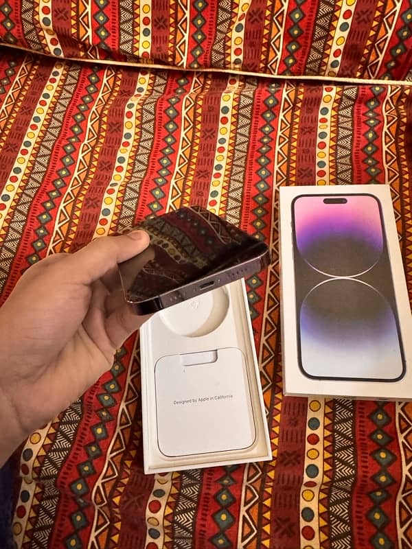 iphone 14 pro max HK dual sim 256gb Non PATA with box 10/10 condition 15