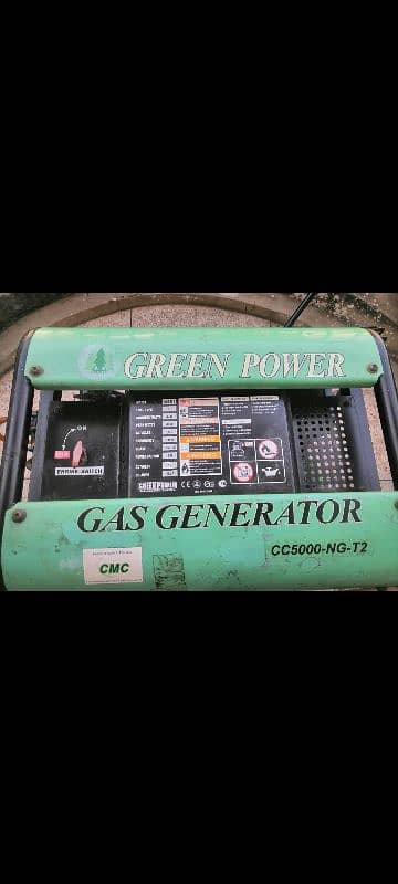 Gas generator Green Power 5 kva 3