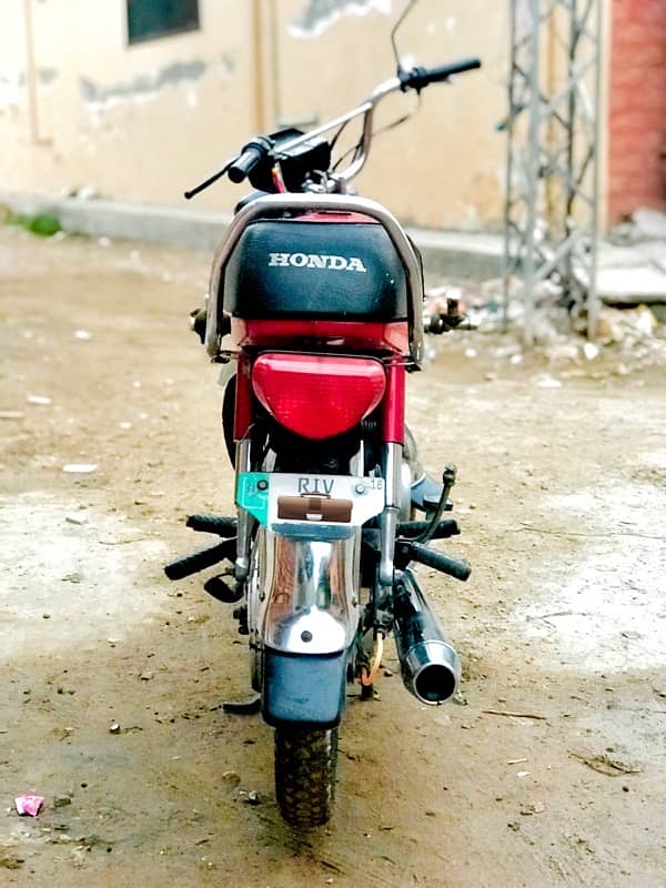 Honda 70 model 2018 pindi number 1