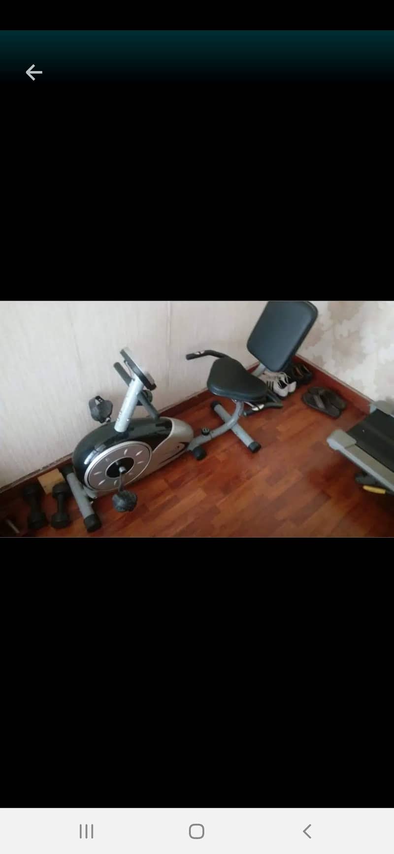 Excercise  recumbant bike american fitness 0