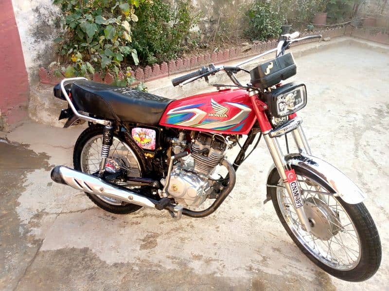 Honda 125 for sale Islamabad number good condition 3