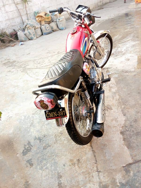 Honda 125 for sale Islamabad number good condition 4