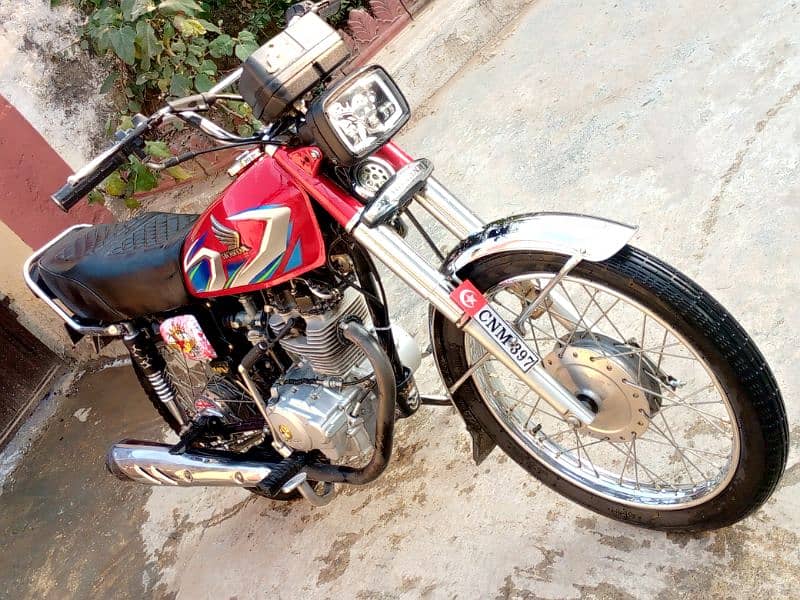 Honda 125 for sale Islamabad number good condition 6