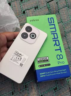 Infinix Smart 8 pro. in warranty. condition bilkul new wali