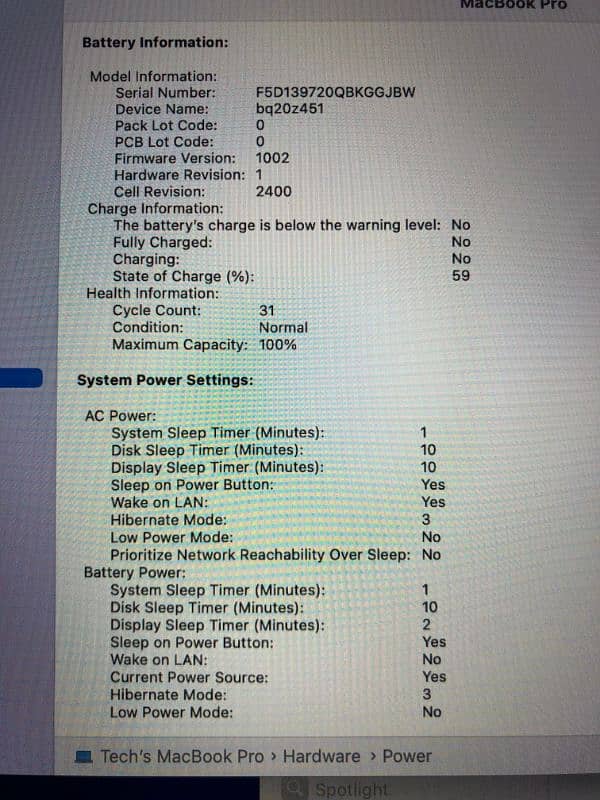 Apple Macbook Pro 2020 M1 Chip 4