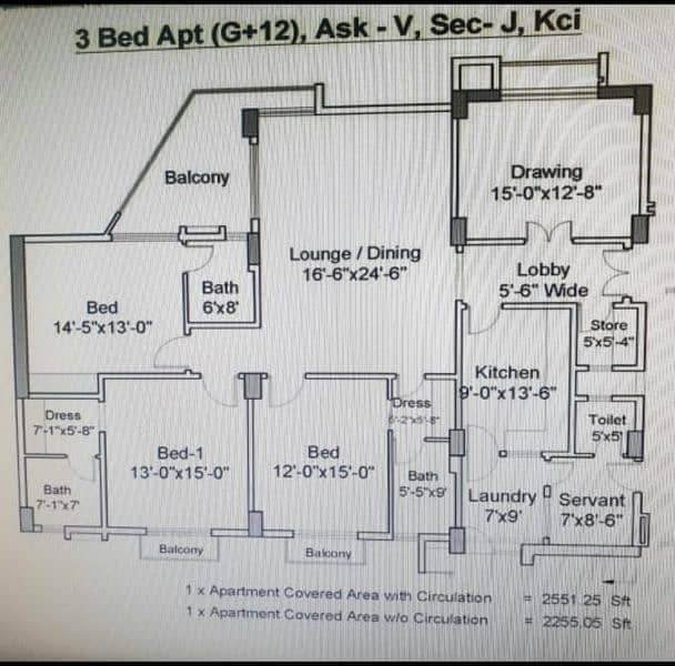 Askari 5 Sector J 3 Bedroom Brand New Apartment Malir Cantt 3