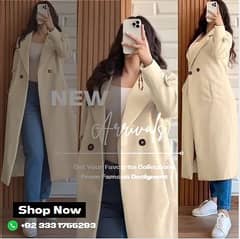 Coat / Long Coat / Winter Collection / Ladies Coat / Casual Coat