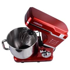 7.5Qt Stand Mixer, Acekool 660W 10 Speed Kitchen Dough Mixer, Red