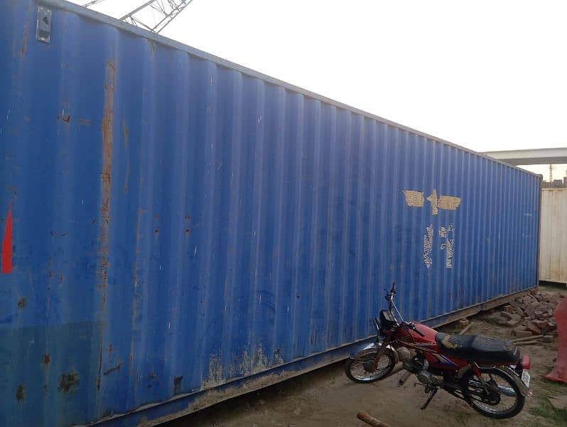 Two 40 x 8 ft. Sea Containers 1