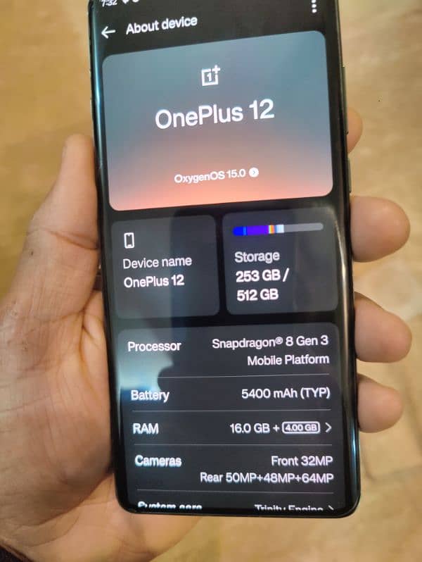 OnePlus 12 16/512 official pta approved 1