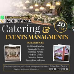 Wedding Planners/Floral Decor/VIP Catering/Live Food/BBQ/Sweet Bar