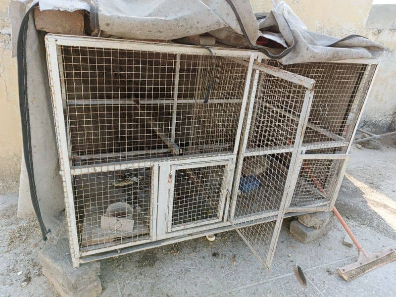 Two portions heavy strong Iron Cage 0