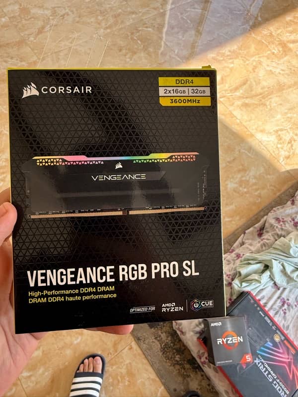 AMD ryzen 5600x asus rog b550 f gaming wifi corsair vengeance 32 gb 6