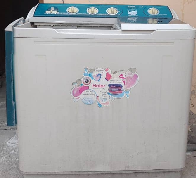 jambo size new condition washer& dryer ok 5