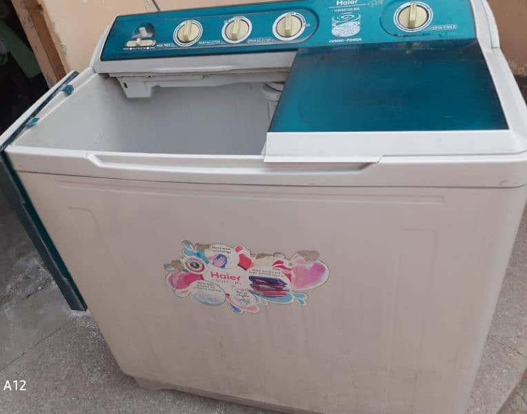 jambo size new condition washer& dryer ok 6