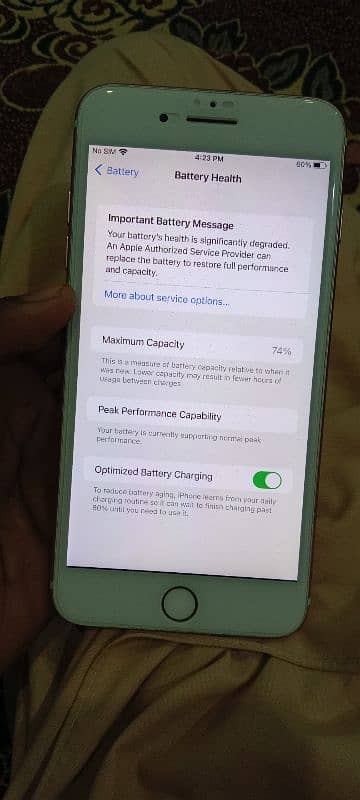 i phone 7 puls 32 gb non pta panel change battery health 74 2