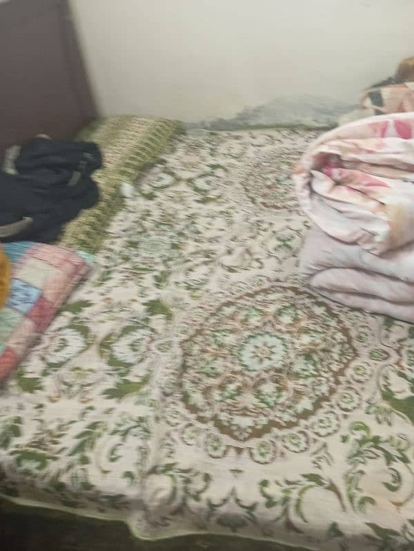 bed with mattress. 2