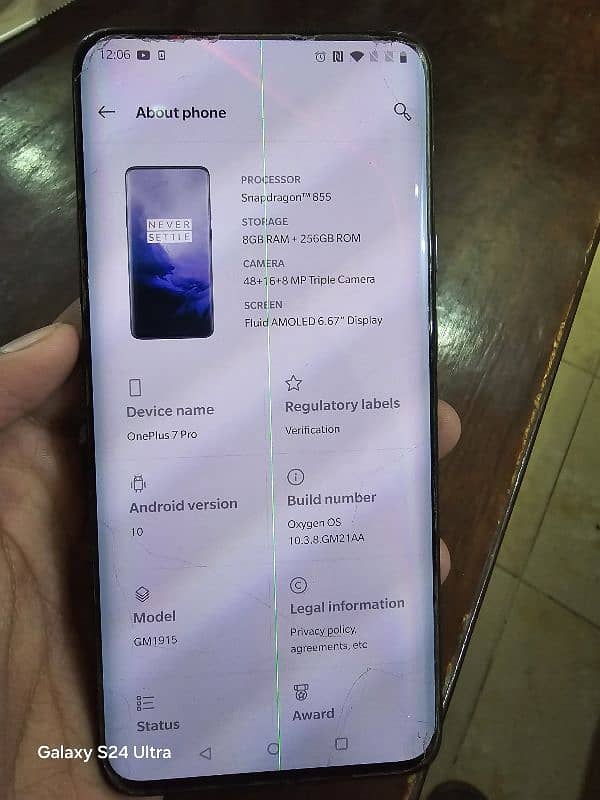 OnePlus 7 Pro 8gb / 256gb PTA (patch) Gaming Phone Snapdragon 855 0