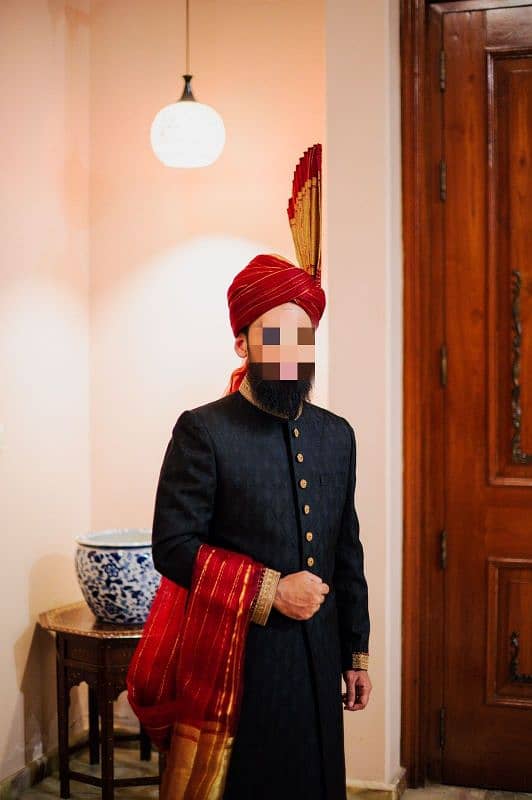 Sherwani with Turban 1