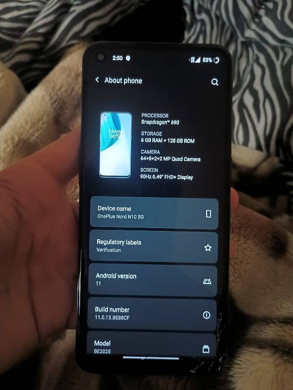 oneplus Nord N10 5G 128GB PTA Approved 8