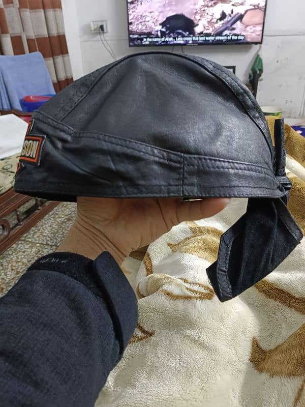 Harley-Davidson Leather Cap 3