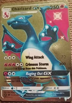 Charizard golden card