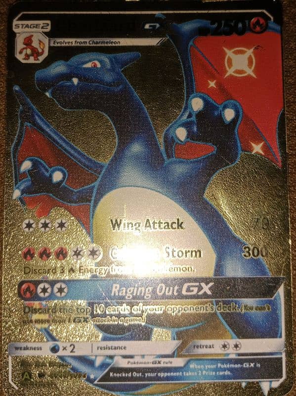 Charizard golden card 1