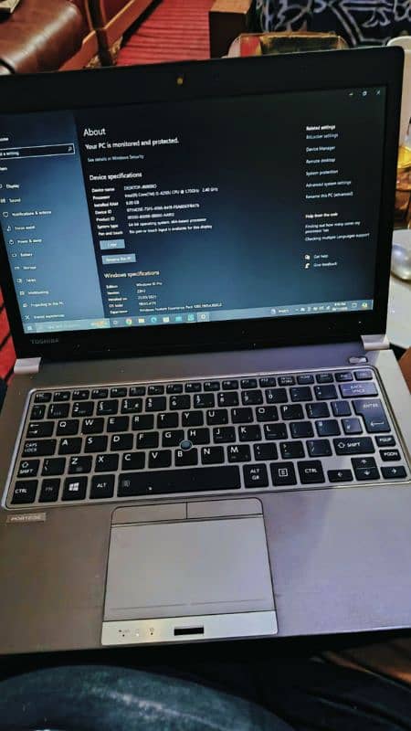 Toshiba Protege I5 generation laptop 2