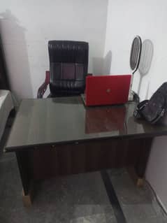 Office Chair and Table