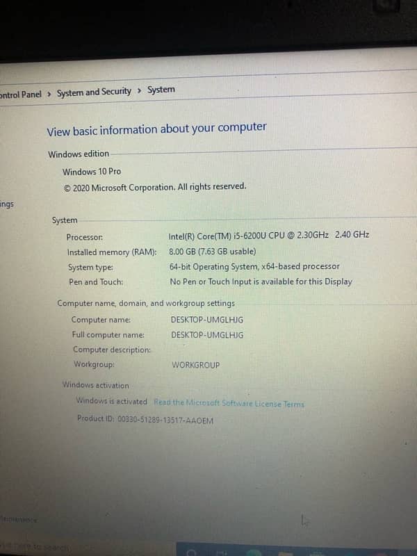 Dell Latitude core i5 6 generation 8/64 256 ssd lgi hui he 1