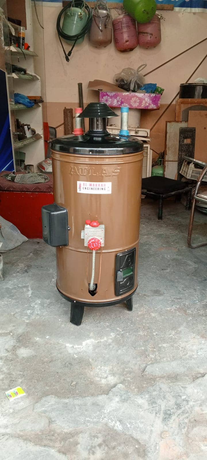 15 Gallon Electric & Gas Geyser Brand New 1