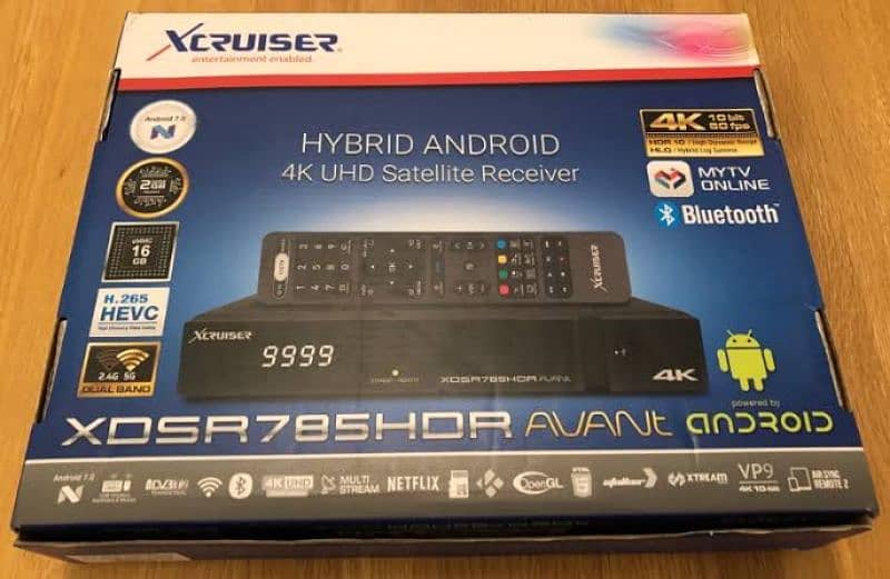 Xcruiser 785 HDR 4K UHD Android Satellite Receiver - Dish Receiver 0