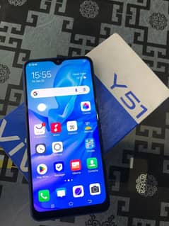 Vivo Y51 with box 4/128 fingerprint underdisplay