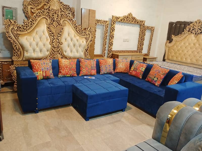 L shaped sofa set/Sofa set/Corner sofa set/6 seater l shape sofa 0