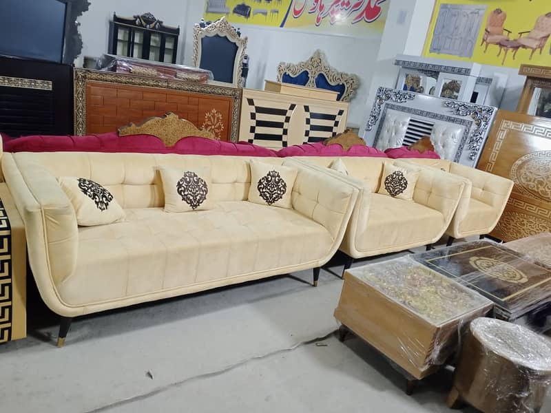 L shaped sofa set/Sofa set/Corner sofa set/6 seater l shape sofa 8