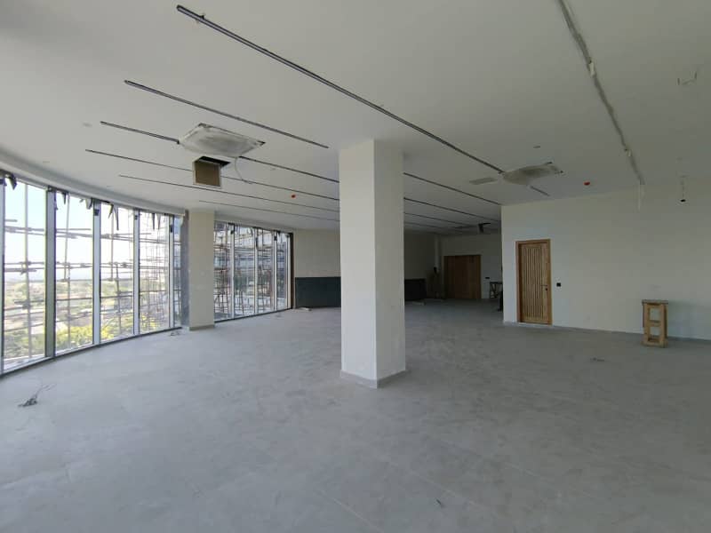 Main Double Road Located Brand New Building 1000 Sqft Coner Office Available On Rent Located In I-8 Markaz 3