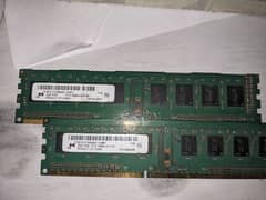 DDR3  RAM  2 GB STICKS