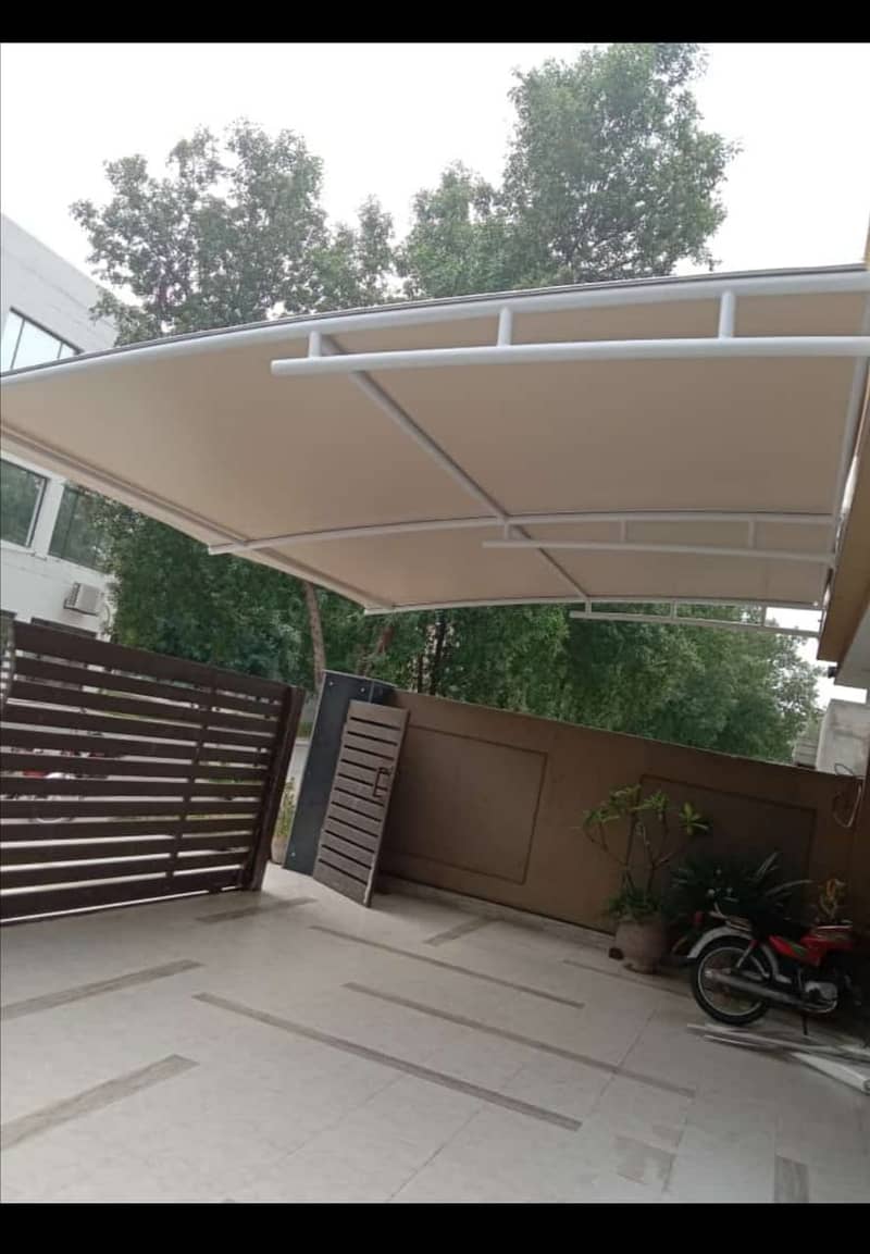 car shade/car parking shades/car tensile shades/car porch shade 1