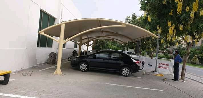 car shade/car parking shades/car tensile shades/car porch shade 14