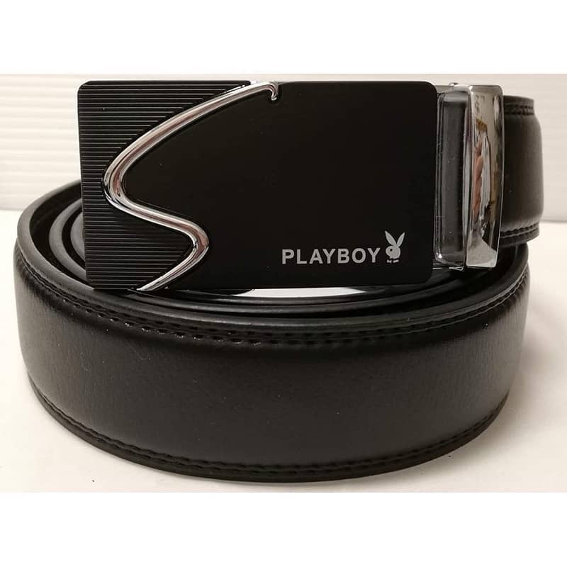 Mens premium quality leather belt black color geniune leather 0