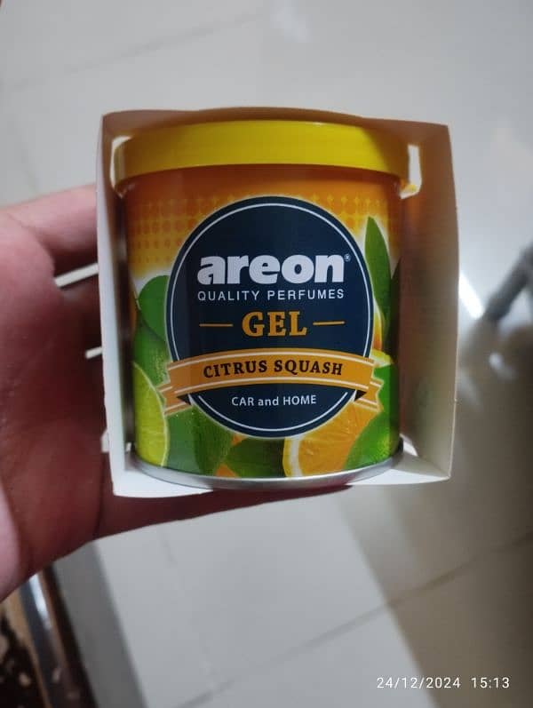 Areon gel Perfume imported black crystal All flavours available. 4