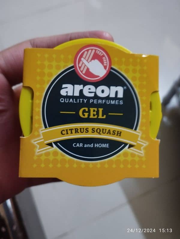 Areon gel Perfume imported black crystal All flavours available. 5