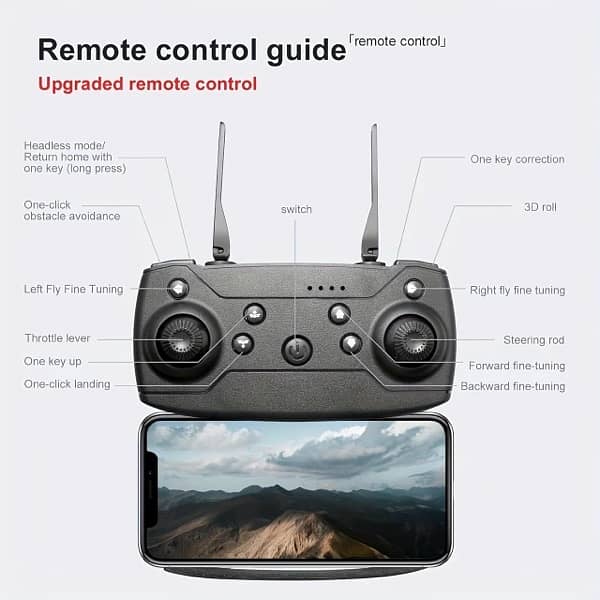 E99 K3 Dual Camera Remote Control Drone 7