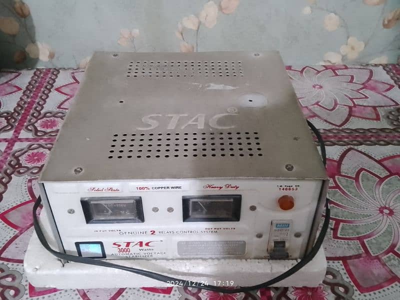 STAC AUTOMATIC VOLTAGE STABILIZER 1