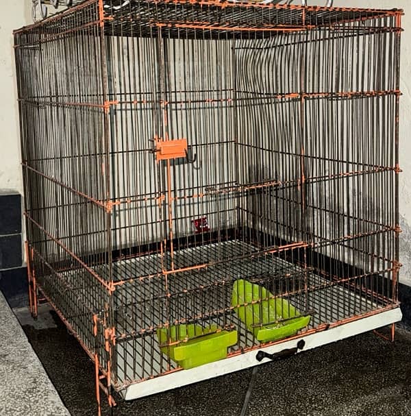 selling my parrots full size cage 3