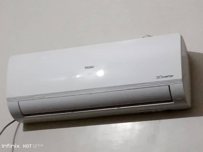 Haier ac 1 ton used like new 0