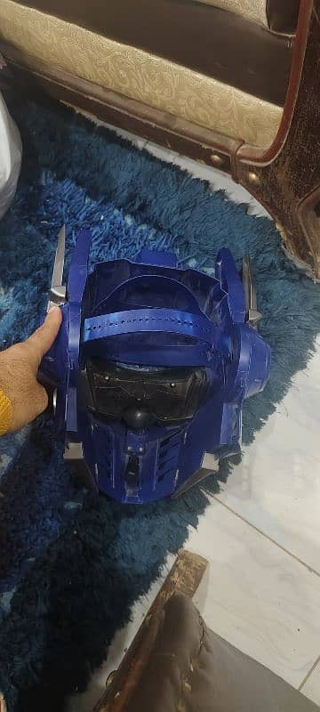 helmet transformers mike ok all functions working toy kids 1