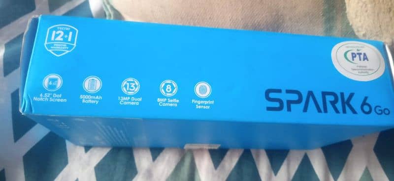 TECHNO SPARK 6 GO 4GB 64GB HE BLUE CLOUR ME HE 5